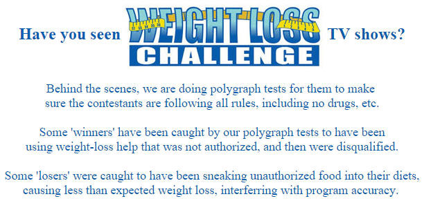 ventura polygraph exam for TV